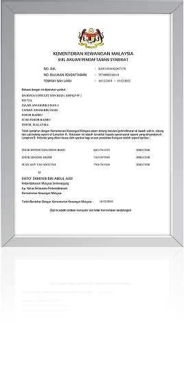 Our Certificates | Commercial Interior Designer Johor Bahru (JB) | Trusted Interior Design Team Johor Bahru (JB)